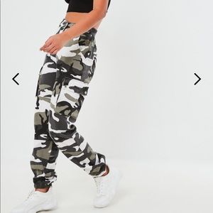 Missguided camo cargo pants